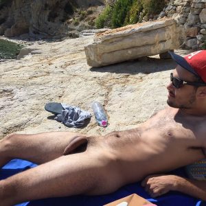 Nudist With A Big Soft Uncut Cock