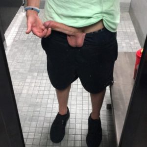 Guy with his cock out