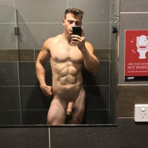 Nude Boy Selfie