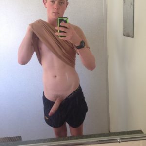 Nude Boy Selfie