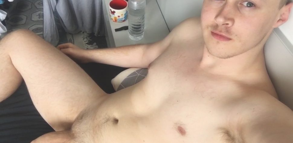 Nude guy with a nice cock