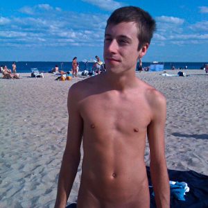 Nudist Beach Boy