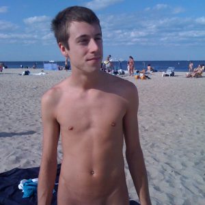Nudist Beach Boy