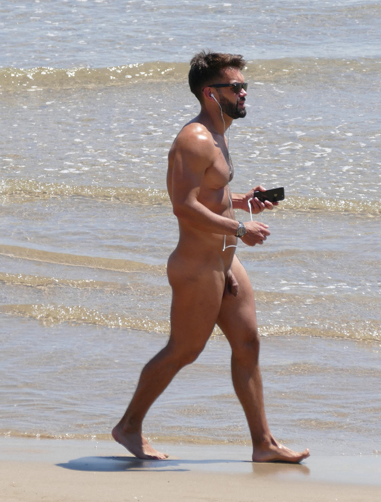 Nudist guys at beaches and in public.