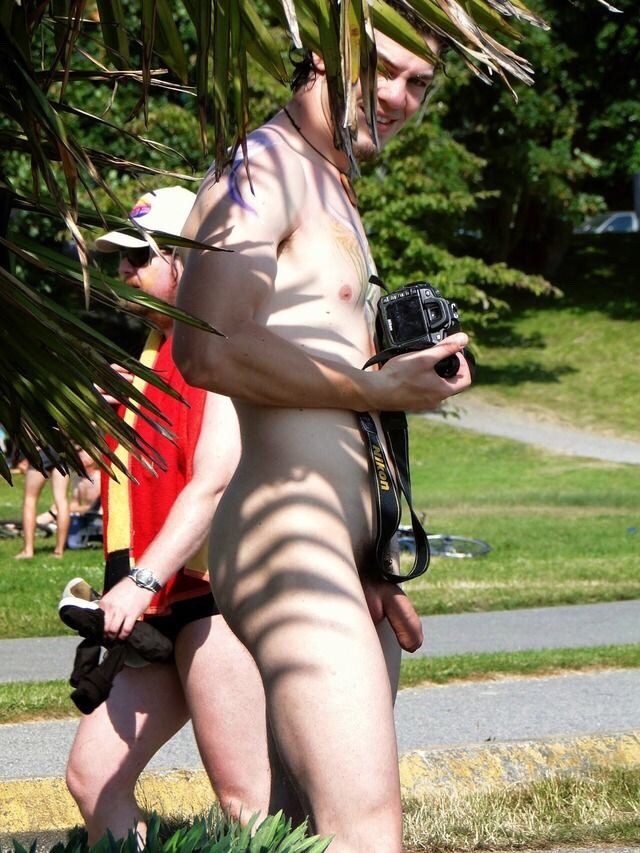Public nudity man