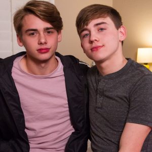 Cute gay twinks with cut cocks having sex