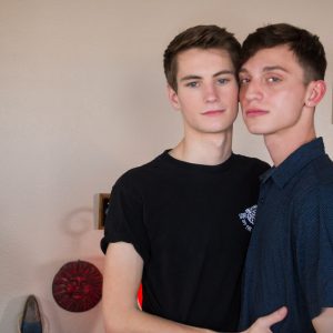 Skinny gay twinks bareback fucking