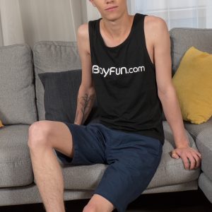 Skinny Twink With Uncut Cock