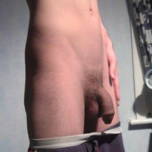 Soft uncut cock